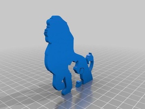 simba 3d printing animal disney lion 3d print model - Mito3D