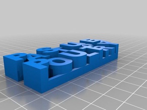 pastoreei aves letras modelos 3d print model - Mito3D