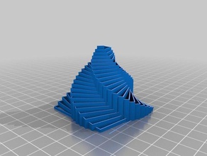 space-time turtle spiral generator 3d printing openscad geometry 3d print model - Mito3D