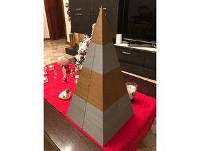 pyramid golod art golden ratio meditation pyramids 3d print model - Mito3D