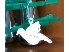 ornamento di natale colomba arredamento 3d print model - Mito3D