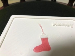 yılbaşı süs çorabı dekor Noel süsü 3d print model - Mito3D