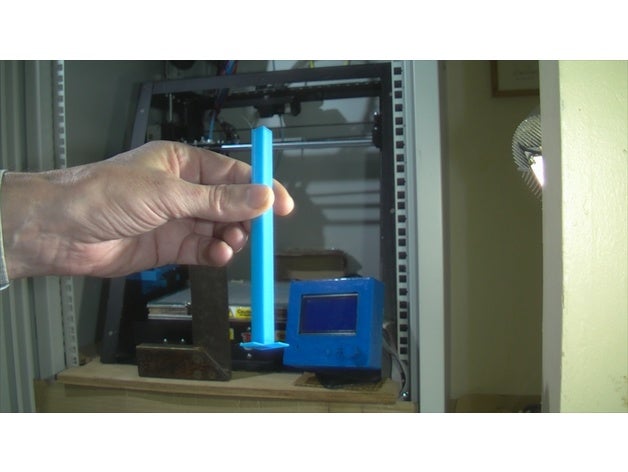 vertical de la pieza prueba impresora 3d La impresión en las pruebas el transporte perpendicular 3D print model - Mito3D
