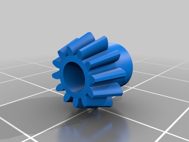 engrenagem cónica de eixo duplo loco unidade do 3D print model - Mito3D
