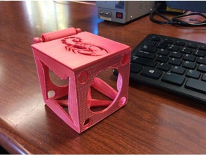 escorpião de quebra-cabeça cubo caixa A impressão 3d 3d print model - Mito3D