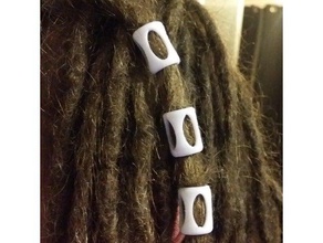 dreads beads 5 fashion dreadlockbeads dreadlocks hair 3d print model - Mito3D