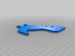 meu personalizada do google chrome offline t-rex computador personalizado 3d print model - Mito3D