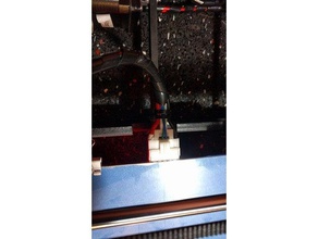 anet a8 heatbed cable fix strain relief 3d printer parts upgrade holder 3d print model - Mito3D
