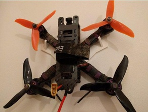 şık drone duvara monte 5in & 2in Kare r c araçlar 2inch 5inch drones edin eachine Sihirbazı x220 qx90 qx95 duvar askı kanca 3d print model - Mito3D
