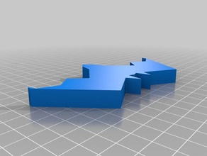 origami murciélago a los animales personalizado 3d print model - Mito3D