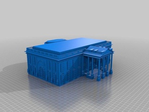 la casa blanca La impresión en 3d 3d print model - Mito3D