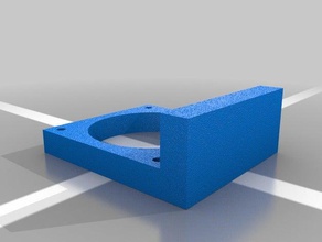 rc fan mount flat surface 3d printing 3d print model - Mito3D