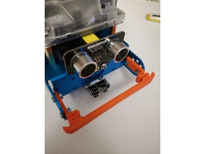 mbot de pare-chocs avant la robotique l'accessoire le l'éducation freecad makeblock robot 3d print model - Mito3D
