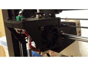 anycubic i3 mega cabezal de impresión la cubierta Impresora 3d las piezas carcasa 3d print model - Mito3D