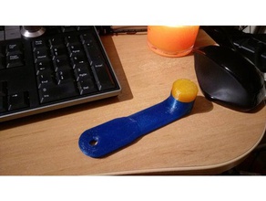 clé à percussion marteau des outils main bump bumpkey le lock pick crochetage serrurier 3d print model - Mito3D