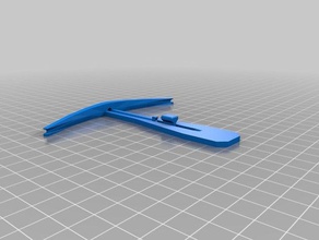 cotton swab cross bow toy & game accessories crossbow toothpick 3d print model - Mito3D