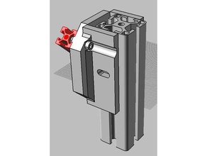 2020 4040 extrusion connector some adjustability 3d printer parts connection 3d print model - Mito3D