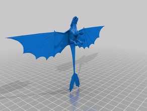 toothless 3d printing 3d print model - Mito3D
