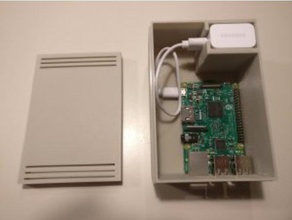 tek birim raspberry pi durumda bilgisayar ahududu 2 3 3d print model - Mito3D