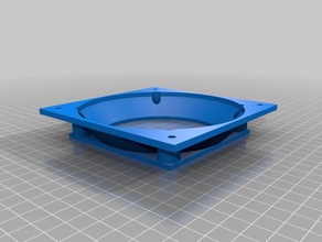 my customized various fan size conversion adapters 92-&gt 120 3d print model - Mito3D