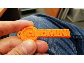 clubmini keyring automotive 3d print model - Mito3D