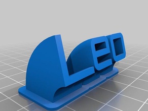 o leo office personalizado 3d print model - Mito3D