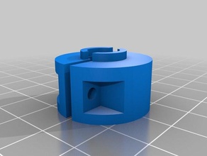 shorter teco lead screw clamping ring 3d printer parts 3d print model - Mito3D