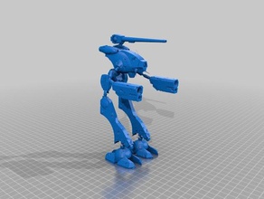 robotech - zentradi officer battle pod damage made move model robots combat macross scifi 3d print model - Mito3D