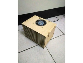 hepa filter diy air purifier honeywell hpa 100 3d print model - Mito3D