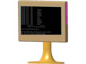 rasperry klon ekran desteği elektronik ayarlanabilir ayak cıvata durumda raspberry pi vida 3d print model - Mito3D