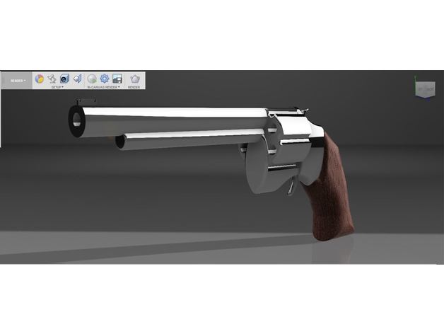 revolver sport & outdoors guns gunsmith props 3D print model - Mito3D