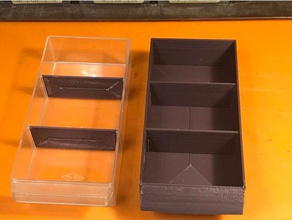 electronics parts drawer dividers divider 3d print model - Mito3D
