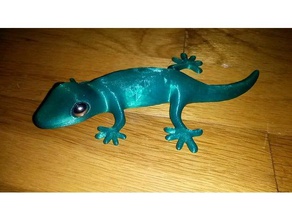 gecko personalizado olhos animais bola rolamento googly mármore 3d print model - Mito3D