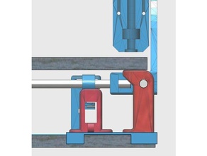 drilling template 3dpburner2 dual y-motor corrected 3d printer accessories guide 3d print model - Mito3D