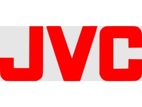 jvc logo 1927- signs & logos old outline template 3d print model - Mito3D
