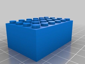 lego trailer de la base juguetes construcción personalizado 3d print model - Mito3D