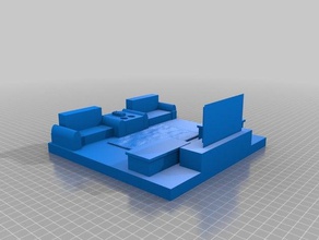 living room 3d printing education livingroom 3d print model - Mito3D