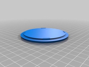 mi personalizados agujero ciego de la placa cubierta los hogares personalizado 3d print model - Mito3D