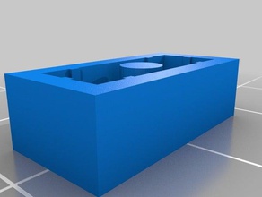 tile 2x1 Bau-Spielzeug kundengebundene 3d print model - Mito3D