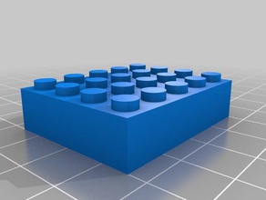 my customized lego-compatible brick construction toys 3d print model - Mito3D