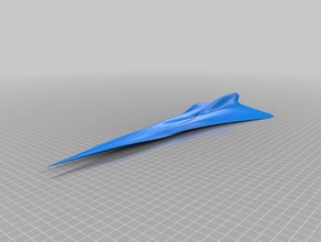 sst vehicles airplane plane space spacer spaceship ship super sonic 3d print model - Mito3D