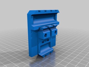 extruder prusa horizontal mk8 led mechanical lever 3d printer extruders i3 steel 3d print model - Mito3D