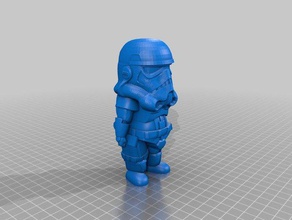 storm trooper art star star-wars starwars wars armada rebels rogue one stormtrooper 3d print model - Mito3D