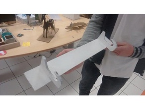 apoyo katana par de yael decoración 3d print model - Mito3D