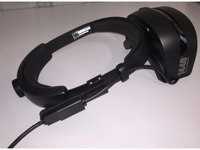 hp karma gerçeklik kablo kılavuzu kulaklık bilgisayar 3d print model - Mito3D