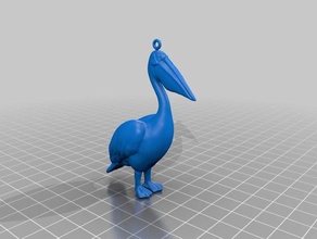 pelican treehanger 3d print model - Mito3D