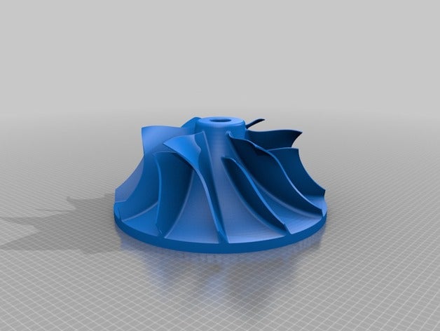 turbo de la turbina automoción las turbinas turbocompresor turbofan turbohélice 3D print model - Mito3D
