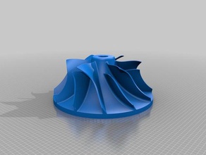 turbo turbine automotive turbines turbocharger turbofan turboprop 3d print model - Mito3D