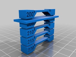 cr10 pla temp Turm 3d-Druck-tests kundengebundene 3d print model - Mito3D