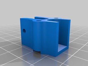 z-axis endstop mount 3d printer parts adjustable z folgertech 3d print model - Mito3D